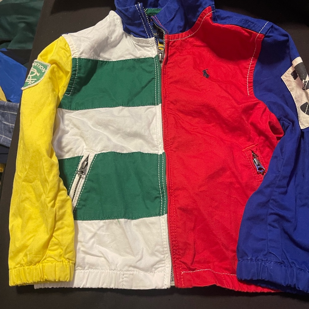 Gently Used Polo by Ralph Lauren Red and Blue Shirts & Tops Vibrant Collection